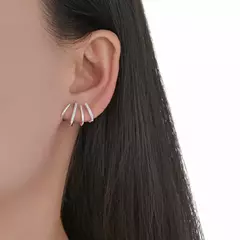AROS PLATA 925 - CALIZA - comprar online