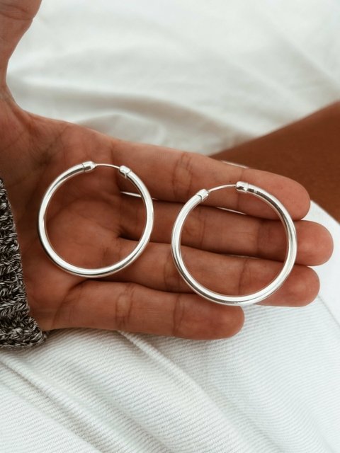 aros plata 925