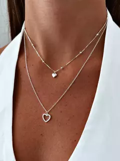 Gargantilla doble Plata 925 - MALIN - comprar online