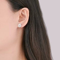 Aros plata 925 - ESPIRAL - comprar online