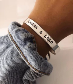 esclava personalizada plata 925