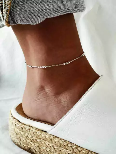 Tobillera plata 925.