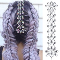 HAIR STICKER - SILVER - GEMA