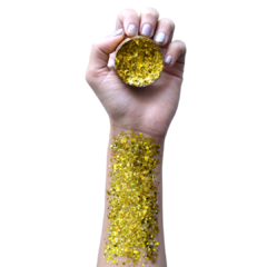 GOLD CHUNKY GEL - 35GR - Glittup