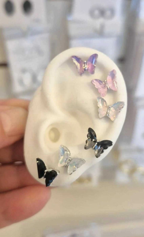 Aros mariposas - comprar online