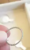 Anillo alianza hilo torzado - comprar online