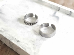 Anillo - solo talle mano mujer - acero quirúrgico personalizado en internet