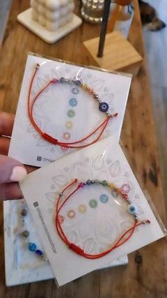 Pulsera 7 Chakras ojo turco en internet