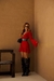 Vestido Jamile Decote Transpassado V Acompanha Top na internet