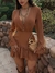 Vestido Jamile Decote Transpassado V Acompanha Top na internet