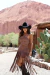 Conjunto Rustic - Conjunto de Cropped e Saia com Detalhes de Franjas Longas - Maria Cereja Store