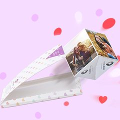 Tarjeta sorpresa explosiva para el dia del amigo Diseño 3 fotos + Frase " Situación sentimental... - comprar online