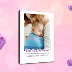 Cuadro Dia de la Madre Diseño Feliz dia de la Madre Gracias por tanto amor...