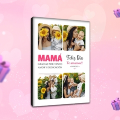 Cuadro Dia de la Madre Diseño Mamá gracias por tanto...