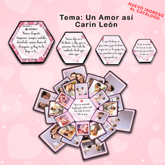 Caja sorpresa explosiva - Canción Un amor así Carín León
