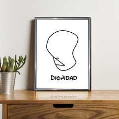 Cuadro Los simpsons Dignidad