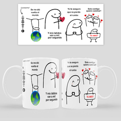 Taza Flork meme tema Se me dió vuelta el mundo - Latidos Matías vazquez