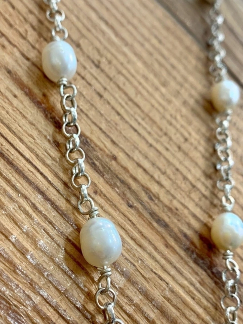 Gargantilla de Plata 925 y Perla *184