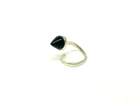 Anillo de Plata 925 con Piedra Quarzo Ónix *284
