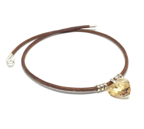 Conjunto Collar y Dije Cristal Swarovski *024