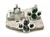 Cruz de Plata 925 con Piedra jaspe cebra - comprar online