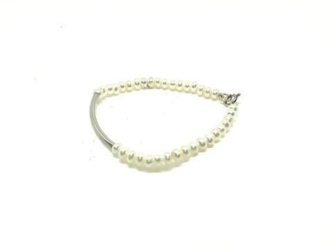 Pulsera de Plata 925 con Perla Cultivo