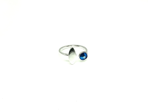 Anillo de Plata 925 con Cristal Swarovski