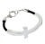 Pulseta Plata 925 y Caucho *197