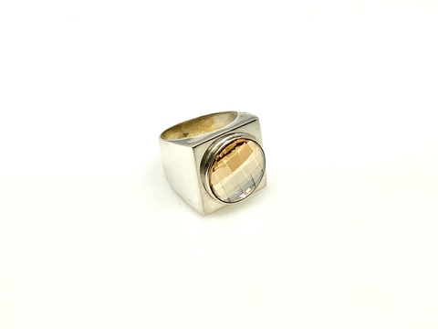 Anillo de Plata 925 con Cristal Swarovski