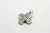 Cruz de Plata 925 con Burbujas Mediana - comprar online