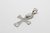 Cruz de Plata 925 con Piedra Howlita - comprar online