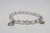 Pulsera de Plata 925 con Cristales, Medalla y Cruz