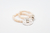 Conjunto dije plata 925 y perla de río con cristal Swarovski *206