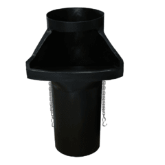 Duto para entulho com bocal