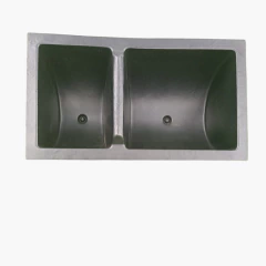 Cocho Duplo / comedouro com divisórias 100 litros na internet