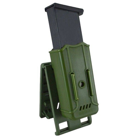 BOER BO4SV Porta Cargador Simple Sin Tapa Verde