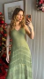 Vestido Tricot Sabina Midi Verde - comprar online