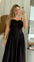 Vestido Viscolinho Amanda Preto - loja online
