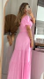 Vestido Tricoline Princesa Rosa - loja online