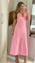 Vestido Fluido Carolina Rosa - comprar online