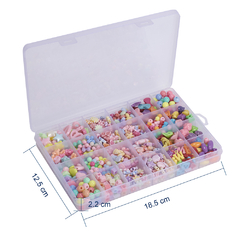 KIT PARA ARMAR JOYERIA INFANTIL MULTICOLOR TIJERA VINCHA - comprar online