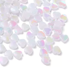 CUENTAS CORAZON TORNASOLADO X 20G X 100 UNI