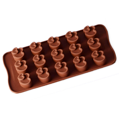 MOLDE SILICONA PLANCHA 15 DOBLE CORAZON