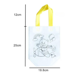 BOLSAS DE FRISELINA PARA PINTAR DIBUJO INFANTIL X 10 UNID - comprar online