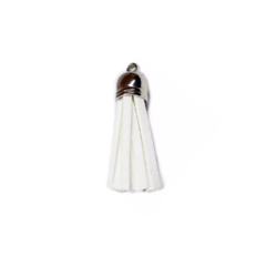 BORLA FLECO GAMUZA - COLOR BLANCO (UNIDAD) - comprar online