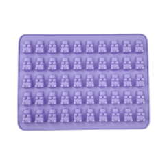 MOLDE SILICONA PLANCHA 50 MINI OSOS OSITOS GUMMY - comprar online
