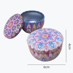 SET LATAS DECORATIVAS MANDALA MULTIUSO VELAS BIJOU x 6 UNID - comprar online