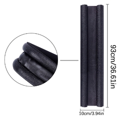ZOCALO BURLETE DOBLE PUERTA 93 CM NEGRO - comprar online