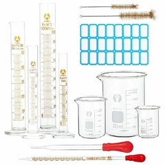 KIT PROBETAS VASOS PRECIPITADO 12 PZ