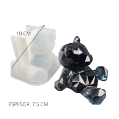 MOLDE SILICONA OSO RECOSTADO MAX FACETADO - comprar online